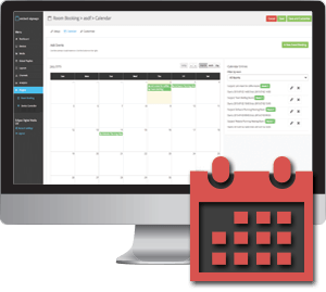embed signage Digital Signage Software SaaS Online Cloud Based Content Management System - Room Booking System - Online Calendar Dashboard