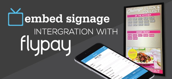 embed signage digital signage software cloud based flypay intergration header