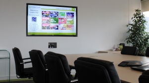 embed signage cloud based digtial signage software corporate Morgan Hunt boardroom