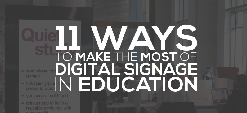 embed signage cloud based digital sigange software in education header