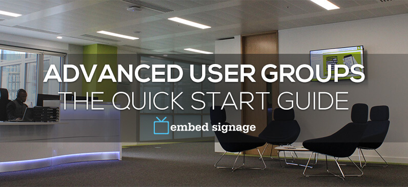embed signage digital signage software advanced user groups guide