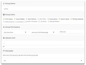 embed signage digital signage software user permission groups