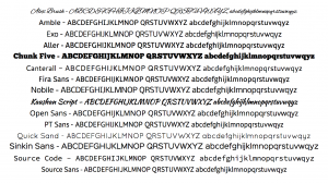 embed signage digital signage software - new default fonts