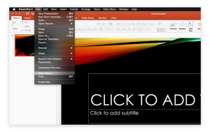 embed signage digital signage software powerpoint page setup