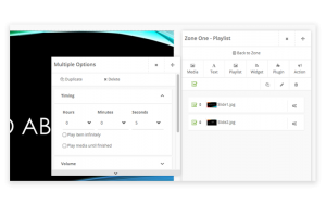 embed signage digital signage software powerpoint timing