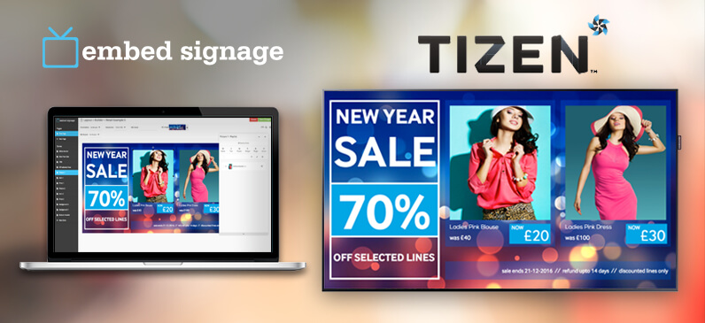 embed signage - digital signage software - samsung smart signage platform (sssp) v4 tizen