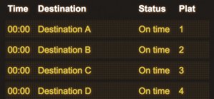 embed signage - digital signage software - Travel Boards Widget
