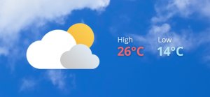 embed signage - digital signage software - Weather Widget