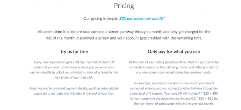 embed signage – digital signage software – screen cloud pricing | embed ...
