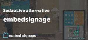 sedaolive alternative - embed signage blog post