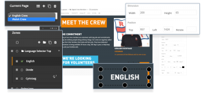 embed signage - digital signage software - alternative to screencloud - multi zone multi page layout builder