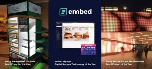 embed signage - digital signage software - AV Awards 2020 Finalists - Three Listings Nominations