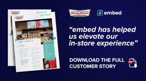 embed signage digital signage software - download krispy kreme customer story