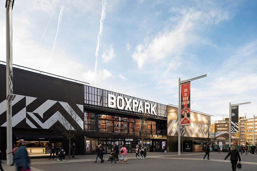 embed signage - digital signage software - Boxpark customer story - Wembley