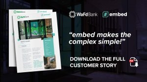 embed signage - digital signage software - customers wafd bank