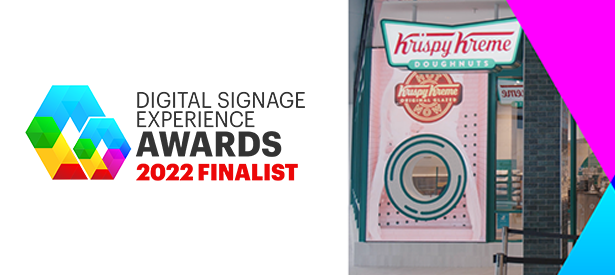 embed signage - digital signage software - DSE DIZZIE - Digital Signage Experience Awards 2022 - Krispy Kreme