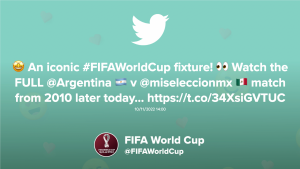 embed signage - digital signage software - Fifa World Cup 2022 Qatar - Twitter Widget
