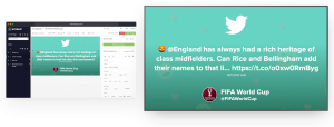 embed signage - digital signage software - Fifa World Cup 2022 Qatar - Twitter Widget