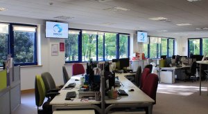 embed signage - digital signage software - danone UK & Ireland - customer story - internal signage