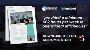 embed signage - digital signage software - danone UK & Ireland - customer story