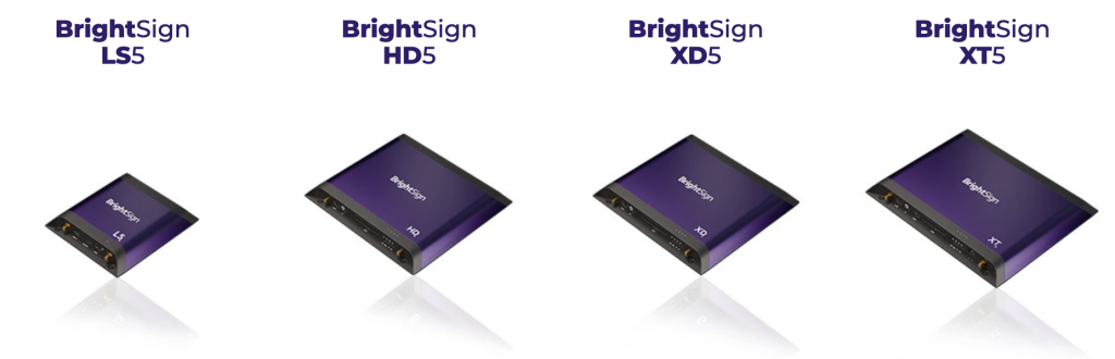 embed signage digital signage software brightsign series 5