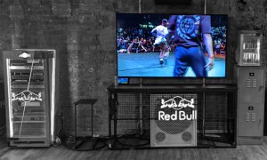 embed signage - digital signage software - av control system - Q-SYS Red Bull