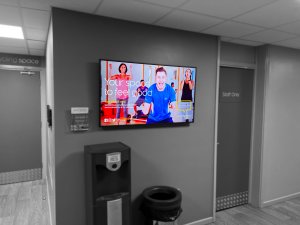 embed signage digital signage software - barnsley premier leisure BPL - gym promo screen gym fitness leisure digital signage