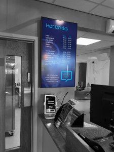 embed signage digital signage software - barnsley premier leisure BPL - portrait menu screen - gym fitness leisure digital signage