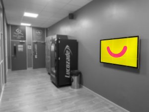 embed signage digital signage software - barnsley premier leisure BPL - single screen smile gym fitness leisure digital signage