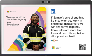 embed signage - digital signage software - roomstream - full screen digital signage for microsoft teams rooms and zoom rooms - social content